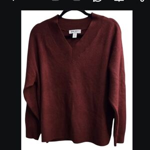 Nine West Women's Burgundy Sweater, size XL